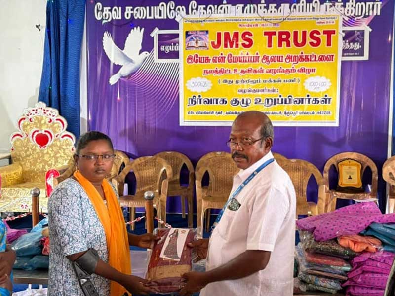Volunteers serving community